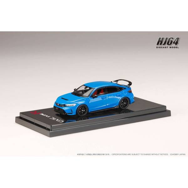 【新品即納】[MDL] 1/64 ホンダ CIVIC(シビック) Type R(FL5) レーシングブルー 完成品 ミニカー(HJ643063BL) ホビージャパン(20250228)