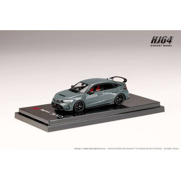 【新品即納】[MDL] 1/64 ホンダ CIVIC(シビック) Type R(FL5) ソニックグレーマイカ 完成品 ミニカー(HJ643063GM) ホビージャパン(20250228)