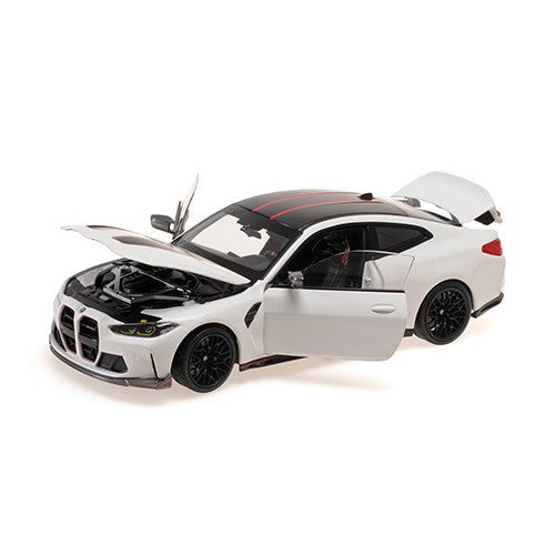 【予約安心出荷】[MDL] (再販) MINICHAMPS(ミニチャンプス) 1/18 BMW M4 CSL 2023 ホワイト 完成品 ミニカー(110023022) Paul's Model Art(ポールズ・モデルアート)(2026年3月)