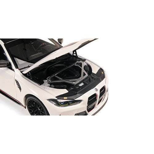 【予約安心出荷】[MDL] (再販) MINICHAMPS(ミニチャンプス) 1/18 BMW M4 CSL 2023 ホワイト 完成品 ミニカー(110023022) Paul's Model Art(ポールズ・モデルアート)(2026年3月)