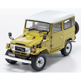【新品即納】[MDL] 1/18 トヨタ ランドクルーザー 40 バン(イエロー) 完成品 ミニカー(KS08971Y) 京商(20250219)