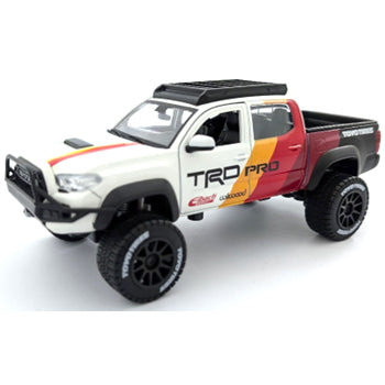 【新品即納】[MDL] 1/27 トヨタ タコマ TRD プロ ホワイト/レッド/ブラック 完成品 ミニカー(MS32546TRD) Maisto(マイスト)(20241231)
