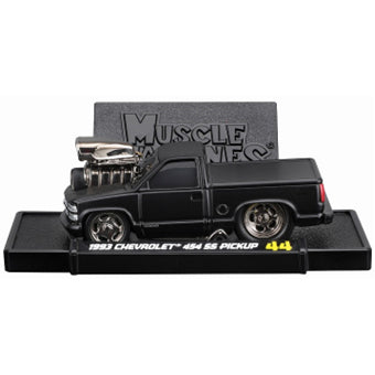 【新品即納】[MDL] Muscle Machines(マッスルマシーンズ) 1/64 MM 1993 シボレー 454 SS ブラック 完成品 ミニカー(MS15584BK) Maisto(マイスト)(20250118)