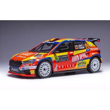 【新品即納】[MDL] 1/18 シュコダ ファビア ラリー2 モンテカルロラリー2024 #25 P・ロペス/D・バスケス 完成品 ミニカー(18RMC199) IXO Models(イクソモデルス)(20241127)