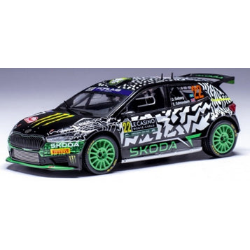 【新品即納】[MDL] 1/43 シュコダ ファビア ラリー2 モンテカルロラリー2024 #22 O.Solberg/E.Edmondson 完成品 ミニカー(RAM918) IXO Models(イクソモデルス)(20241231)
