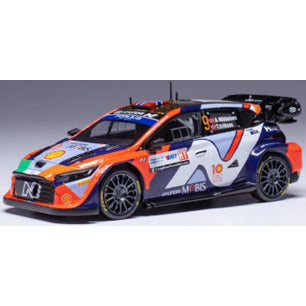 【新品即納】[MDL] 1/43 ヒョンデ i20 N ラリー1 ハイブリッド 2024年クロアチアラリー #9 アンドレアス・ミケルセン/トシュテン・エリクソン 完成品 ミニカー(RAM933C) IXO Models(イクソモデルス)(20241231)
