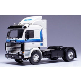 【新品即納】[MDL] 1/43 スカニア 143 M 1987 ホワイト 完成品 ミニカー(TR207) IXO Models(イクソモデルス)(20241231)