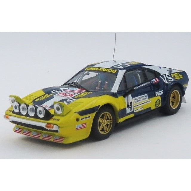 【新品即納】[MDL] 1/43 フェラーリ 308 GTB GR.4 ラリーモンツァ 1980 2位入賞車 『Nico』/Barban #4 完成品 ミニカー(BEST9863) BEST MODEL(ベストモデル)(20241120)