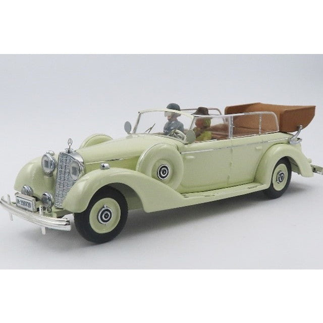 【新品即納】[MDL] 1/43 メルセデス ベンツ 770K オープンカー 1938 エヴァ・ブラウン&親衛隊運転士 フィギュア付 完成品 ミニカー(RIO4490/2P) RIO(リオ)(20241120)