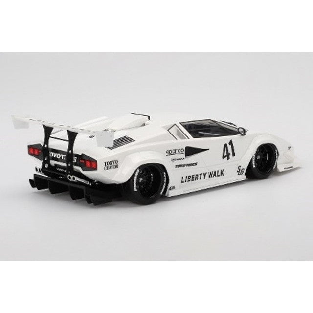 【新品即納】[MDL] TOP SPEEDシリーズ 1/18 ランボルギーニ カウンタック LB-WORKS 東京オートサロン 2024 ホワイト 完成品 ミニカー(TS0600) TSM(トゥルースケールミニチュアズ)(20241231)