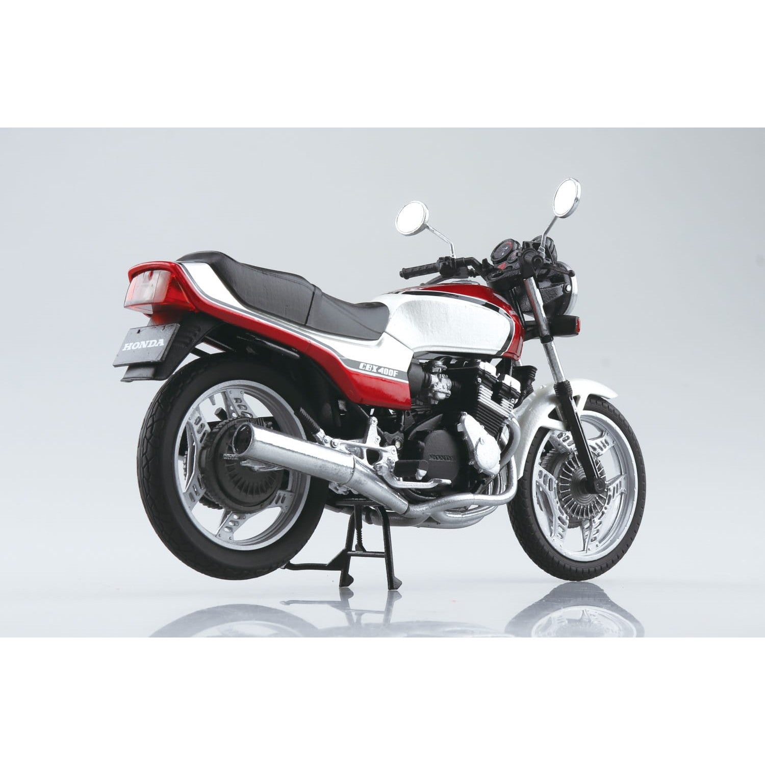 【新品即納】[MDL] 1/12 完成品バイク ホンダ CBX400F パール/キャンディレッド 完成品 ミニカー(111581) スカイネット/アオシマ(20250420)