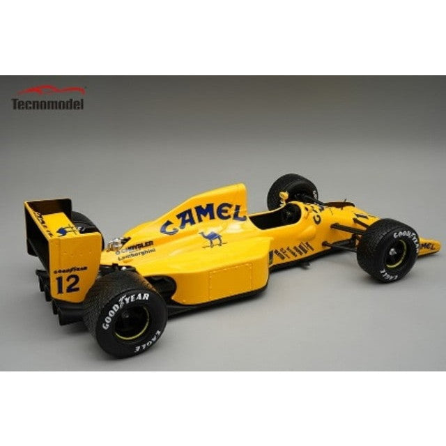 【新品即納】[MDL] 1/18 ロータス102ランボルギーニ アメリカGP予選1990 Martin Donnelly(レインタイヤ) 完成品 ミニカー(TM18-351E) Tecnomodel(テクノモデル)(20250131)