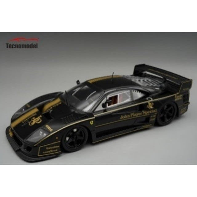 【新品即納】[MDL] 1/18 フェラーリ F40 LM 1996 JPS(ブラック w/ブラックホイール) 完成品 ミニカー(TM18-410A) Tecnomodel(テクノモデル)(20250131)