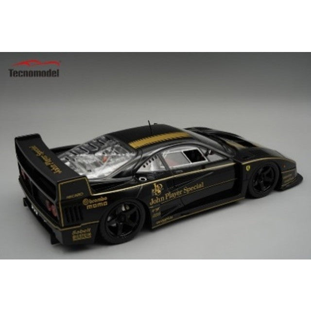 【新品即納】[MDL] 1/18 フェラーリ F40 LM 1996 JPS(ブラック w/ブラックホイール) 完成品 ミニカー(TM18-410A) Tecnomodel(テクノモデル)(20250131)