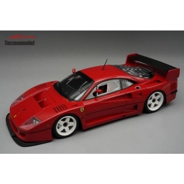 【新品即納】[MDL] 1/18 フェラーリ F40 LM 1996 プレス(レッド w/ホワイトホイール) 完成品 ミニカー(TM18-410D) Tecnomodel(テクノモデル)(20250131)