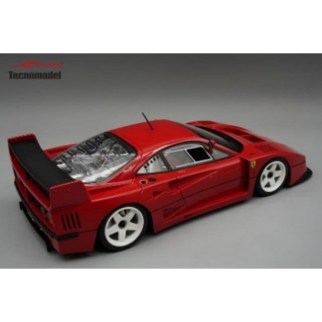 【新品即納】[MDL] 1/18 フェラーリ F40 LM 1996 プレス(レッド w/ホワイトホイール) 完成品 ミニカー(TM18-410D) Tecnomodel(テクノモデル)(20250131)