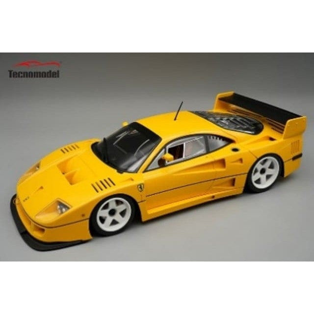 【新品即納】[MDL] 1/18 フェラーリ F40 LM 1996 プレス(モデナイエロー w/ホワイトホイール) 完成品 ミニカー(TM18-410E) Tecnomodel(テクノモデル)(20250131)