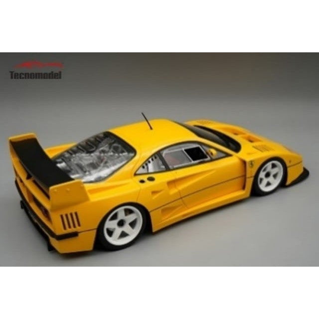 【新品即納】[MDL] 1/18 フェラーリ F40 LM 1996 プレス(モデナイエロー w/ホワイトホイール) 完成品 ミニカー(TM18-410E) Tecnomodel(テクノモデル)(20250131)
