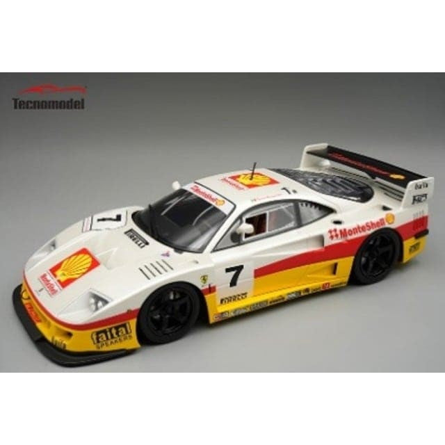 【新品即納】[MDL] 1/18 フェラーリ F40 LM 1996 Monte Shell スポンサー Rendering edition w/ブラックホイール 完成品 ミニカー(TM18-410G) Tecnomodel(テクノモデル)(20250131)