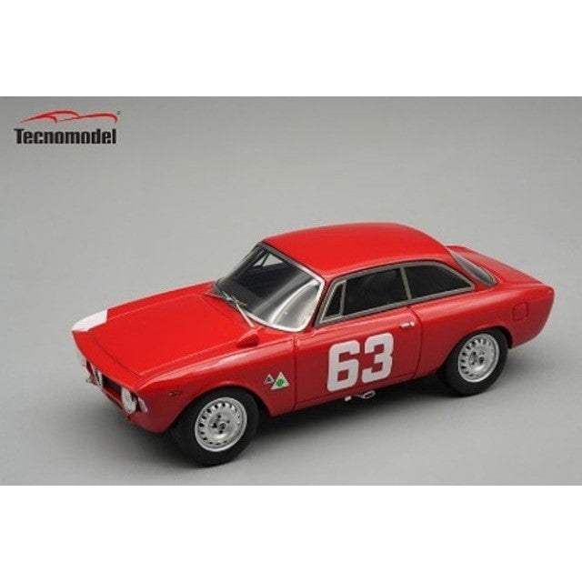 【新品即納】[MDL] 1/43 アルファ ロメオ ジュリア 1600 スプリント GTA モンツァ 1966 #63 De Adamich 完成品 ミニカー(TM43-27C) Tecnomodel(テクノモデル)(20250131)