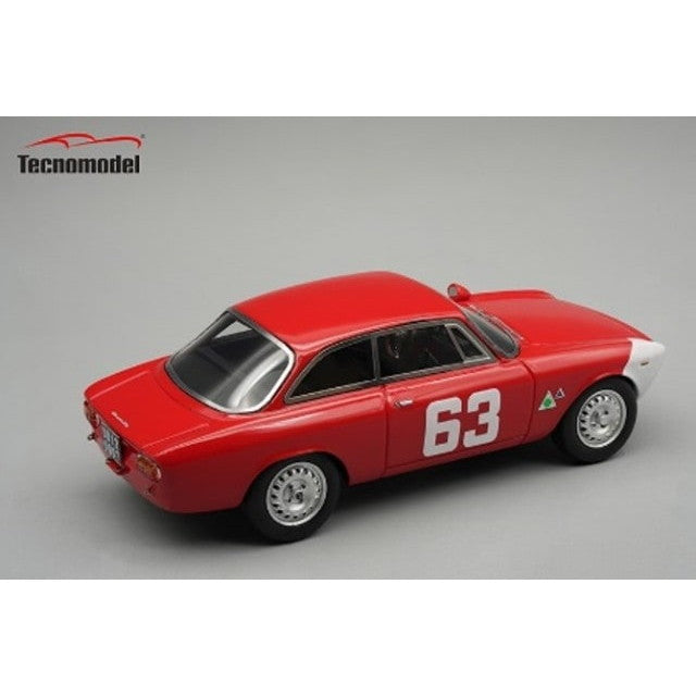 【新品即納】[MDL] 1/43 アルファ ロメオ ジュリア 1600 スプリント GTA モンツァ 1966 #63 De Adamich 完成品 ミニカー(TM43-27C) Tecnomodel(テクノモデル)(20250131)