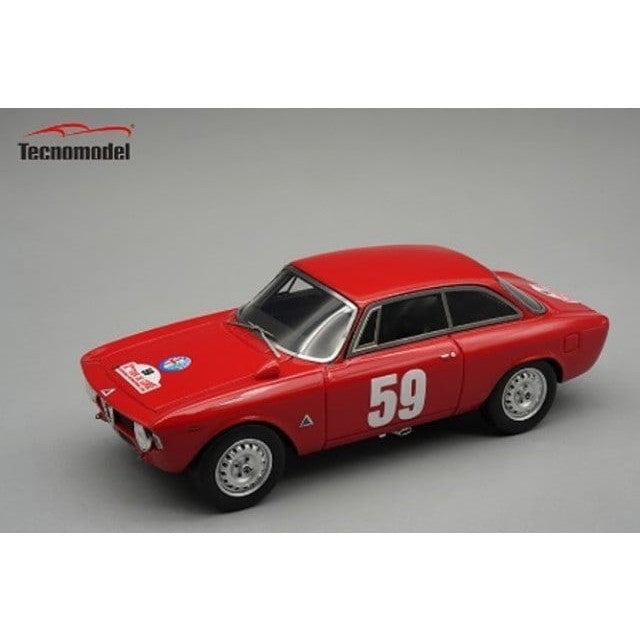 【新品即納】[MDL] 1/43 アルファ ロメオ ジュリア 1600 スプリント GTA ツール・ド・コルス 1966 #59 L.Bianchi 完成品 ミニカー(TM43-27E) Tecnomodel(テクノモデル)(20250131)