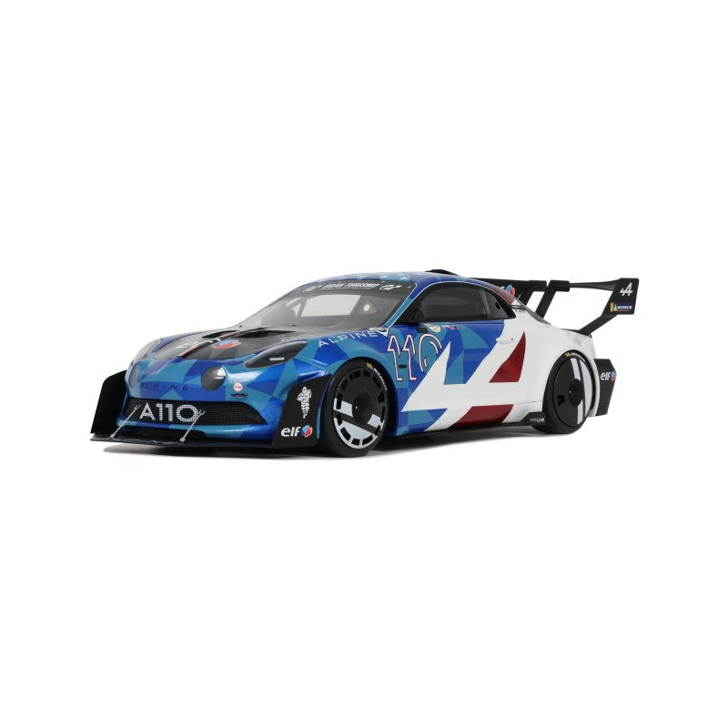 【新品即納】[MDL] 1/18 アルピーヌ A110 パイクスピーク 2023(トリコロール) 完成品 ミニカー(OTM1095) OttO mobile(オットーモビル)(20250131)