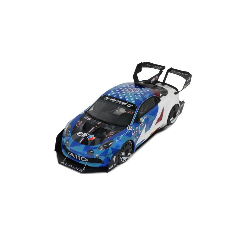 【新品即納】[MDL] 1/18 アルピーヌ A110 パイクスピーク 2023(トリコロール) 完成品 ミニカー(OTM1095) OttO mobile(オットーモビル)(20250131)