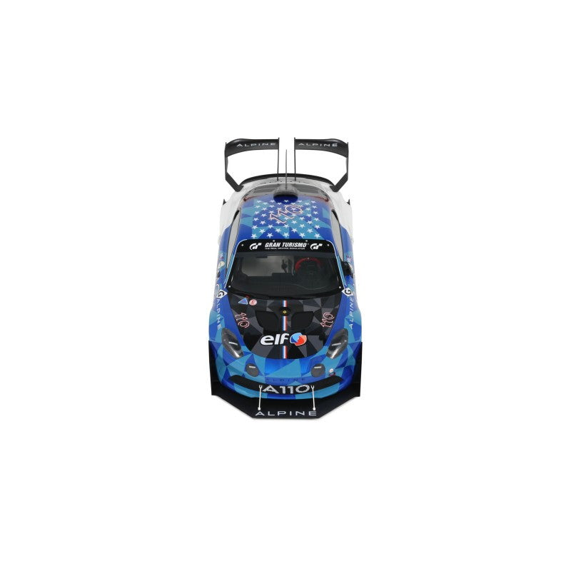 【新品即納】[MDL] 1/18 アルピーヌ A110 パイクスピーク 2023(トリコロール) 完成品 ミニカー(OTM1095) OttO mobile(オットーモビル)(20250131)