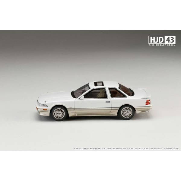 【予約安心出荷】[MDL] HJR43 1/43 トヨタ ソアラ 3000 TWINCAM 24 GT-LIMITED AIR SUSPENSION(MZ21) 1988 クリスタルホワイトトーニング II 完成品 ミニカー(HJD432001CW) ホビージャパン(2025年3月)