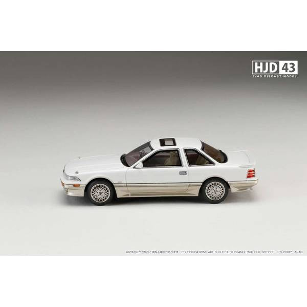 【予約安心出荷】[MDL] HJR43 1/43 トヨタ ソアラ 3000 TWINCAM 24 GT-LIMITED AIR SUSPENSION(MZ20) 1988 クリスタルホワイトトーニング II 完成品 ミニカー(HJD432002CW) ホビージャパン(2025年3月)