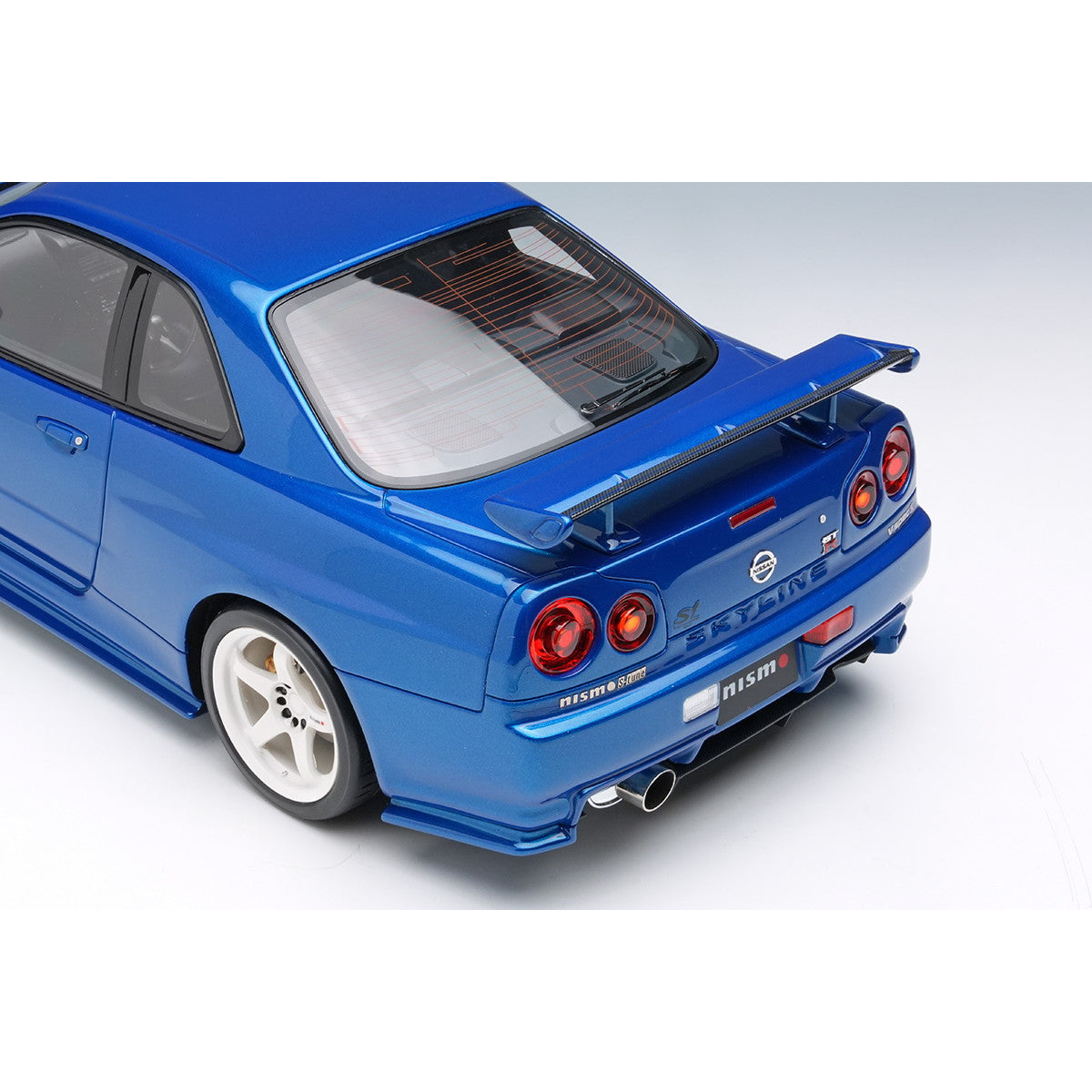 【予約安心出荷】[MDL] 1/18 日産 スカイラインGT-R(BNR34 NISMO S-tune Version) 2004(ベイサイドブルー) 完成品 ミニカー(EML136A) EIDOLON(アイドロン) (2025年4月)