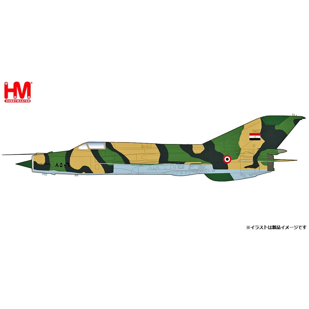 【新品即納】[MDL] 1/72 MiG-21MF エジプト空軍 後期塗装 完成品 飛行機(HA0178) ホビーマスター(20250131)