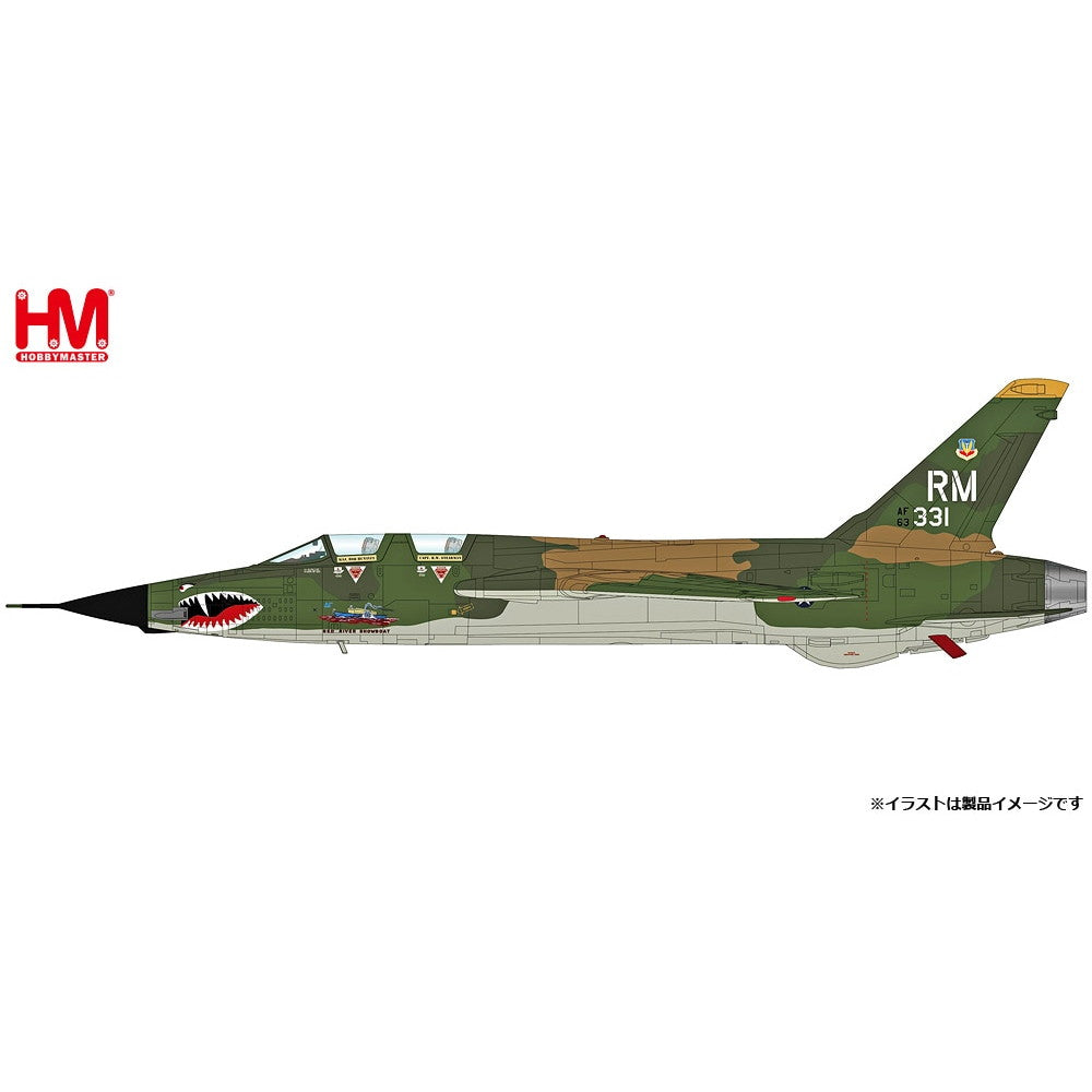 【新品即納】[MDL] 1/72 F-105F サンダーチーフ 第355戦術戦闘飛行隊 レッドリバーショウボート 完成品 飛行機(HA2523) ホビーマスター(20250131)
