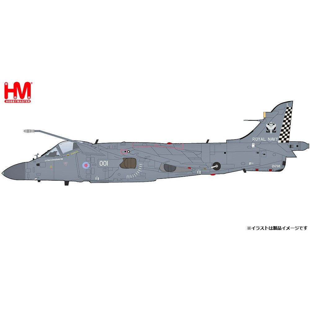 【新品即納】[MDL] 1/72 シーハリアーFA2 w/シーイーグル対艦ミサイル イギリス海軍 ZH804 2018 完成品 飛行機(HA4108) ホビーマスター(20250131)