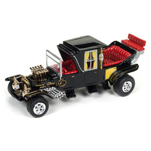 【新品即納】[MDL] 1/64 バリス コーチ ブラック THE Munsters(マンスターズ) 完成品 ミニカー(JLSS002) JOHNNY LIGHTNING(ジョニーライトニング)(20241130)
