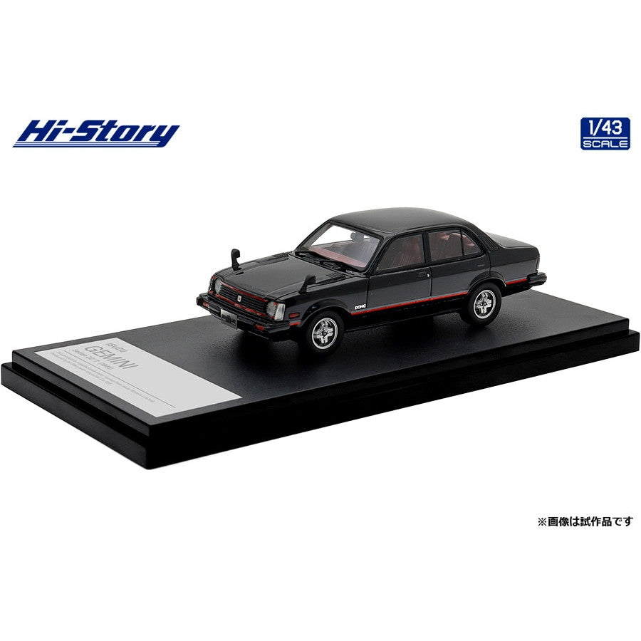 【新品即納】[MDL] ハイ・ストーリーシリーズ 1/43 ISUZU GEMINI Sedan(いすず ジェミニ セダン) ZZ/T(1981) ブラック 完成品 ミニカー(HS472BK) ハイストーリー(20241231)