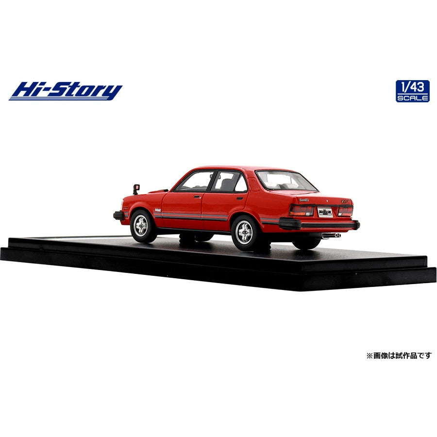 【新品即納】[MDL] ハイ・ストーリーシリーズ 1/43 ISUZU GEMINI Sedan(いすず ジェミニ セダン) ZZ/T(1981) レッド 完成品 ミニカー(HS472RE) ハイストーリー(20241231)