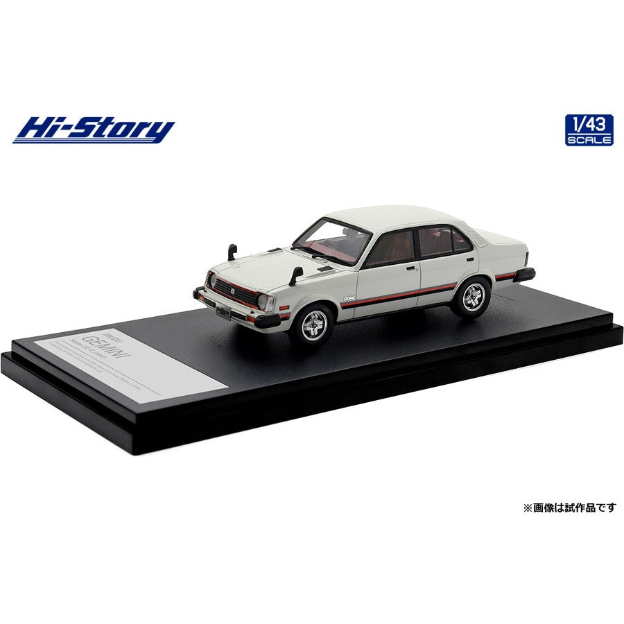 【新品即納】[MDL] ハイ・ストーリーシリーズ 1/43 ISUZU GEMINI Sedan(いすず ジェミニ セダン) ZZ/T(1981) ホワイト 完成品 ミニカー(HS472WH) ハイストーリー(20241231)