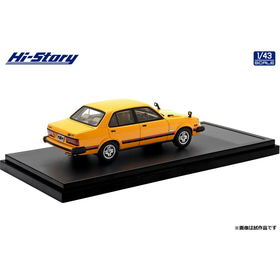 【新品即納】[MDL] ハイ・ストーリーシリーズ 1/43 ISUZU GEMINI Sedan(いすず ジェミニ セダン) ZZ/T(1981) イエロー 完成品 ミニカー(HS472YE) ハイストーリー(20241231)