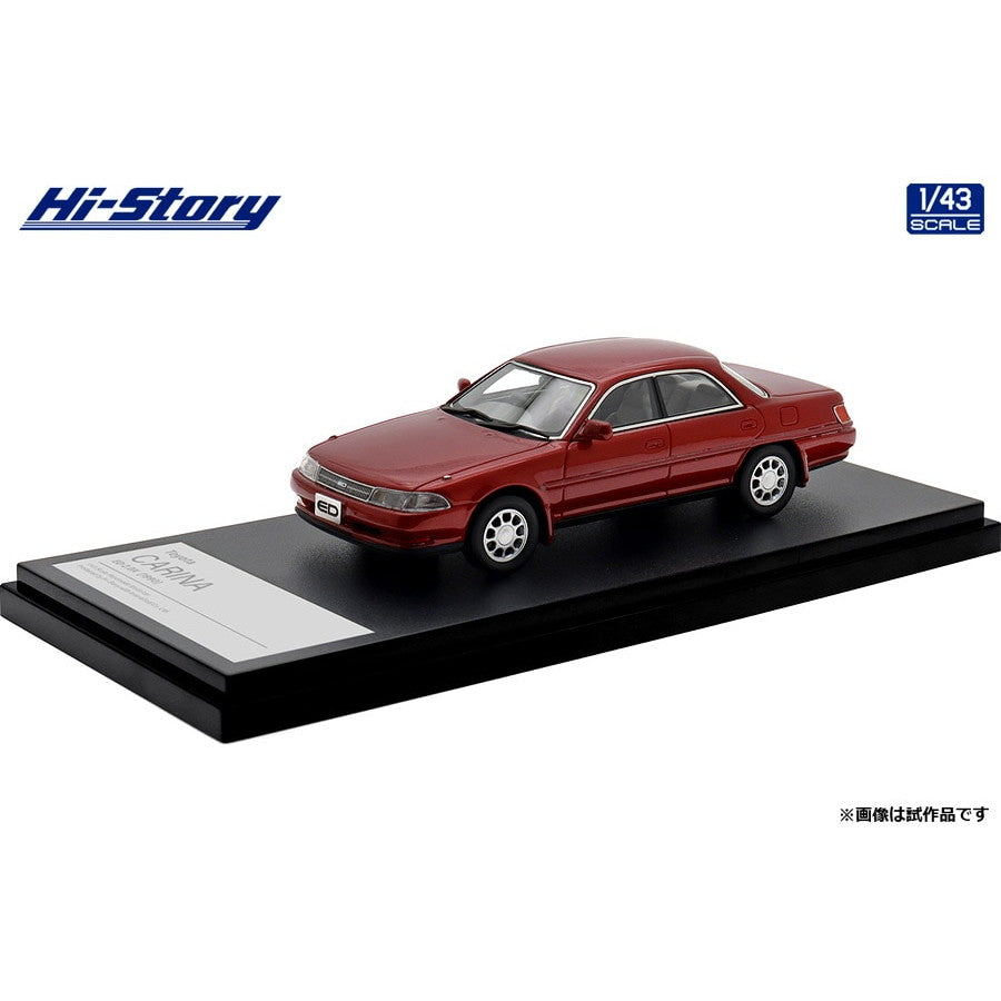 【新品即納】[MDL] ハイ・ストーリーシリーズ 1/43 Toyota CARINA(トヨタ カリーナ) ED 2.0X(1990) レッドマイカ 完成品 ミニカー(HS475RE) ハイストーリー(20241231)