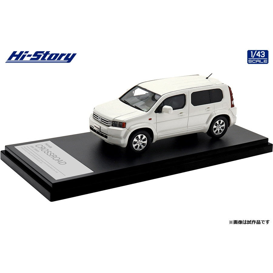 【新品即納】[MDL] ハイ・ストーリーシリーズ 1/43 Honda CROSSROAD(クロスロード) 20X(2007) プレミアムホワイトパール 完成品 ミニカー(HS483WH) ハイストーリー(20241231)
