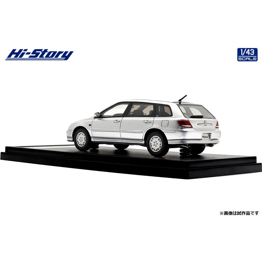 【新品即納】[MDL] ハイ・ストーリーシリーズ 1/43 Honda Avancier(アヴァンシア) V(1999) サテンシルバーメタリック 完成品 ミニカー(HS484SL) ハイストーリー(20241231)