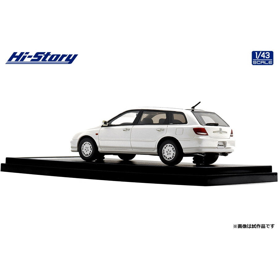【新品即納】[MDL] ハイ・ストーリーシリーズ 1/43 Honda Avancier(アヴァンシア) V(1999) プレミアムホワイトパール 完成品 ミニカー(HS484WH) ハイストーリー(20241231)