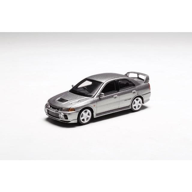 【新品即納】[MDL] 1/64 Mitsubishi Lancer Evolution(ランサーエボリューション) IV STEEL SILVER METALLIC 完成品 ミニカー(M64001) MOTORHELIX(モーターヘリックス)(20250228)