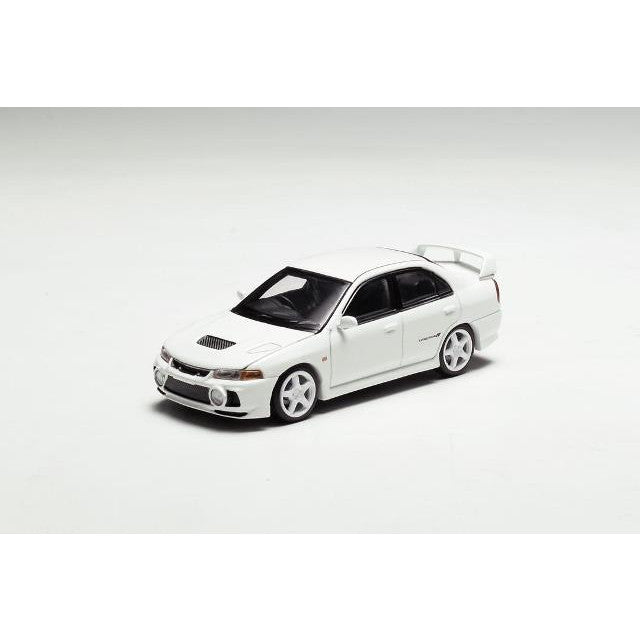【新品即納】[MDL] 1/64 Mitsubishi Lancer Evolution(ランサーエボリューション) IV SCOTIA WHITE 完成品 ミニカー(M64003) MOTORHELIX(モーターヘリックス)(20250228)