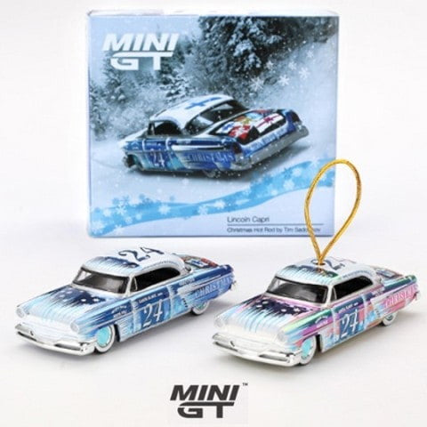 【予約安心出荷】[MDL] MINI-GT 1/64 リンカーン カプリ ホットロッド by Tim Sadchikov 2024 クリスマスエディション(左ハンドル) 完成品 ミニカー(MGT00888-L) TSM(トゥルースケールミニチュアズ)(2024年12月)