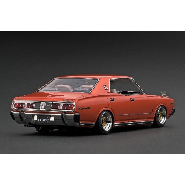 【新品即納】[MDL] 1/18 Nissan Cedric Brougham(セドリック ブロアム)(330) Copper Orange(カッパーオレンジ) 完成品 ミニカー(IG3558) ignition model(イグニッションモデル)(20240731)