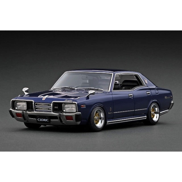 【予約安心出荷】[MDL] 1/18 Nissan Cedric Brougham(セドリック ブロアム)(330) Blue Metallic(ブルーメタリック) 完成品 ミニカー(IG3560) ignition model(イグニッションモデル)(2025年7月)