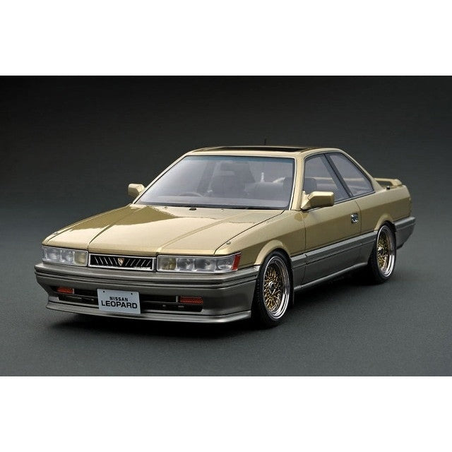 【予約安心出荷】[MDL] 1/18 Nissan Leopard 3.0 Ultima(レパード 3.0 アルティマ)(F31) Gold/Silver(ゴールド シルバー) 完成品 ミニカー(IG3700) ignition model(イグニッションモデル)(2025年4月)